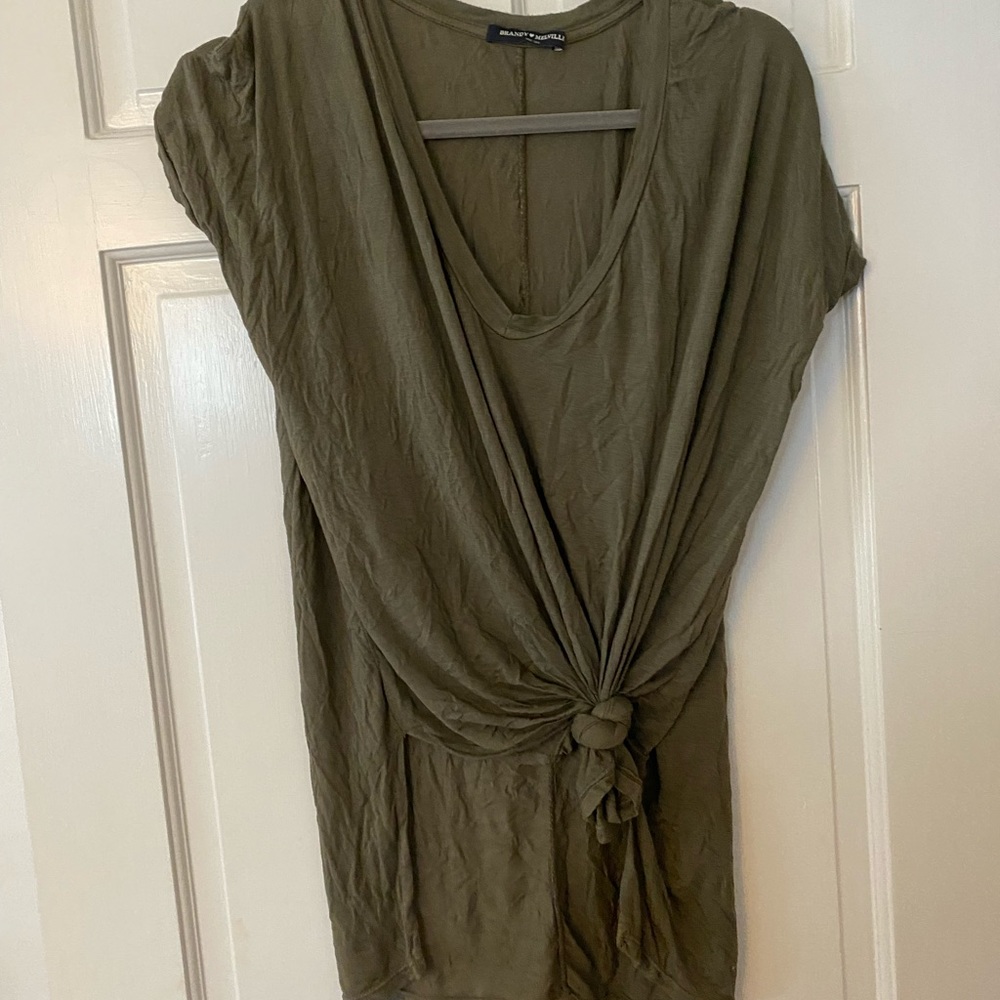 Three brandy Melville shirts jersey material